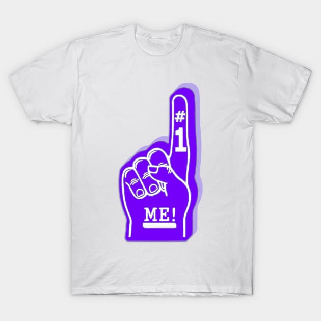 #1 ME! - IM Number one Purple T-Shirt by ryanmpete